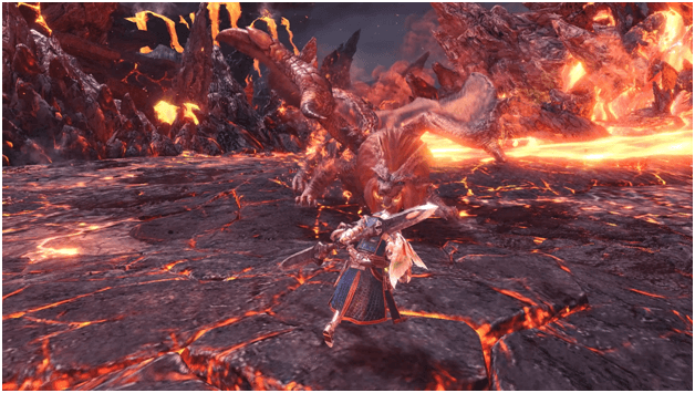 Teostra the Infernal mhw main quest