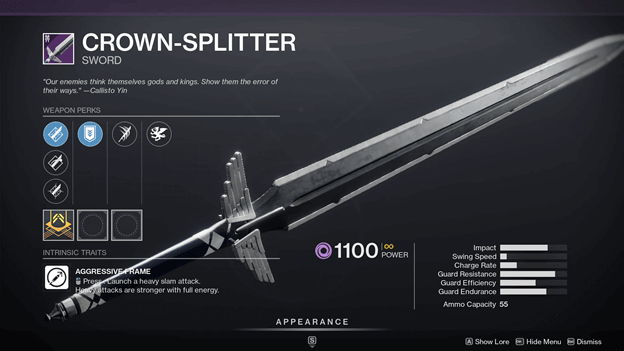 Destiny 2 Crown Splitter