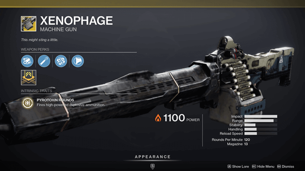 Xenophage (Machine Gun)