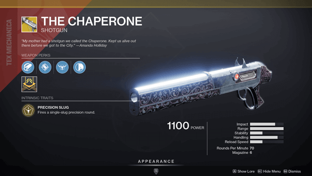 The Chaperone (Shotgun)