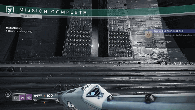 Destiny 2 Preservation Mission Complete