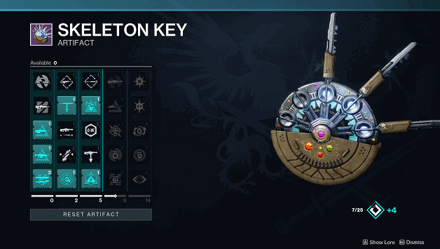 D2 Skeleton Key artifact