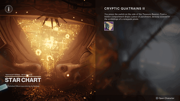 Destiny 2 Cryptic Quatrains II Quest