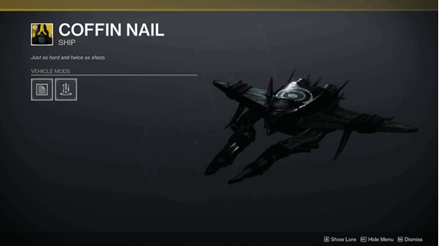 Coffin Nail Ship in Festival of the Lost