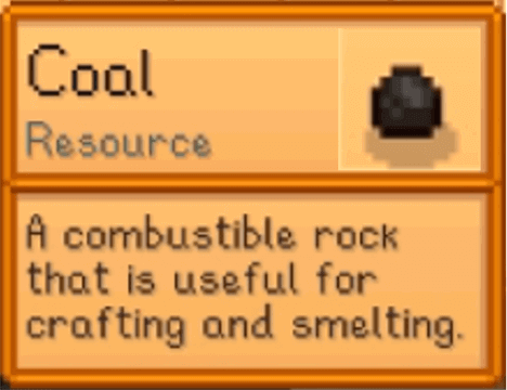 Stardew Valley Coal