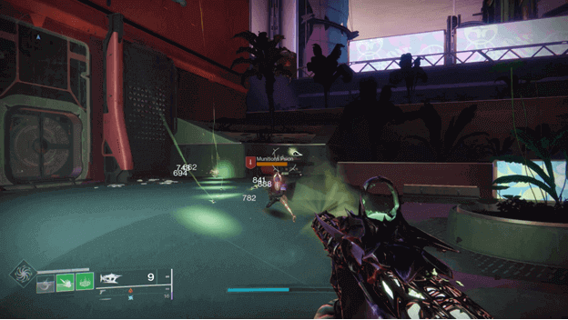 Fighting with Munitions Psion