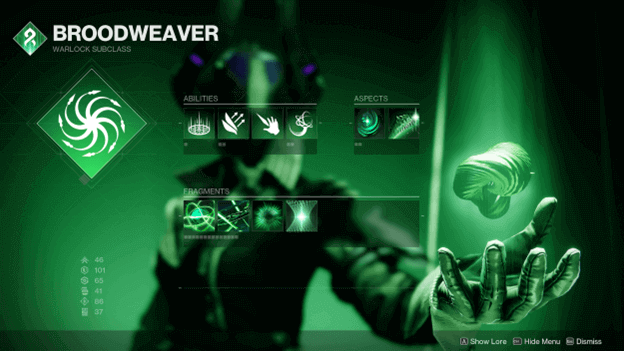 Destiny 2 Broodweaver Warlock Subclass