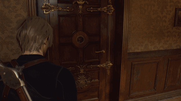 Found the Marble Puzzle which is a round slot on the door in chapter 2