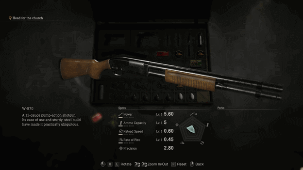 Resident Evil 4 Remake W-870 Shotgun