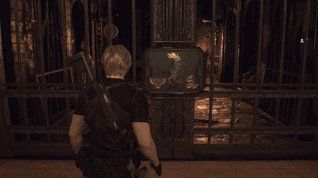 Resident Evil 4 Remake Animal Gong Puzzle in Chapter 7