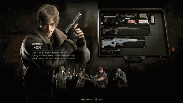 Resident Evil 4 Remake Leon the main character