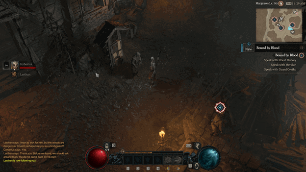 Bound By Blood (Side Quest) Diablo 4
