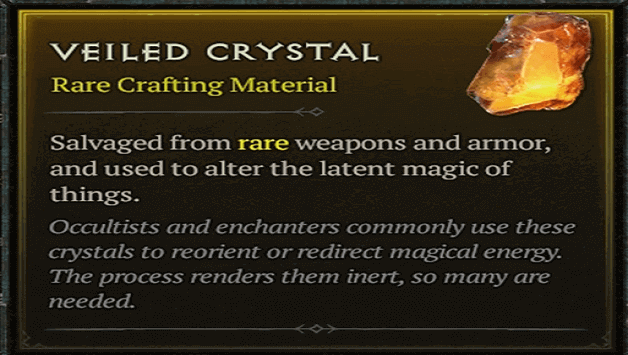 Diablo 4 Veiled Crystal